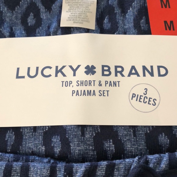 New Lucky Brand Pajama Set (3 pieces) - Picture 2 of 7